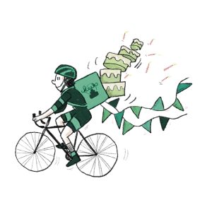 Nieuwe collectie: Koerier wenskaart