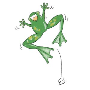 Nieuwe collectie: kikker wenskaart