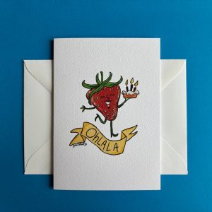 Aardbei - Wenskaart