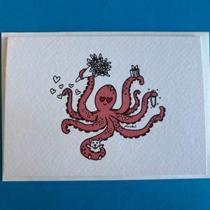 Octopus - wenskaart