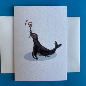 Zeehond - wenskaart